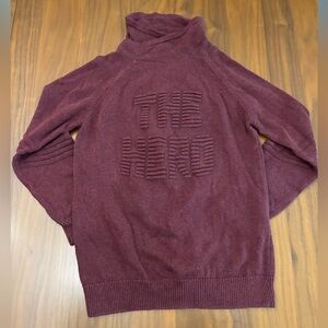 Zara Girls 11-12 Knitwear Maroon The Hero Sweater Fall Top